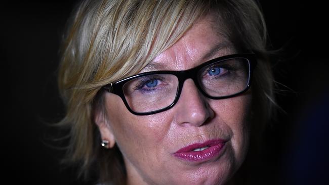 Domestic violence campaigner Rosie Batty at an Australian of the Year morning tea at The Lodge in Canberra on Monday, Jan. 25, 2016. (AAP Image/Mick Tsikas) NO ARCHIVING