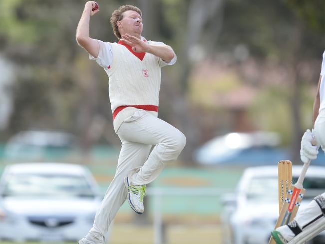 Spoljaric was just as handy with the ball as with the bat. Picture: Chris Eastman