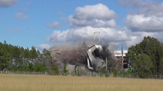 Munmorah Power Station boiler demolition