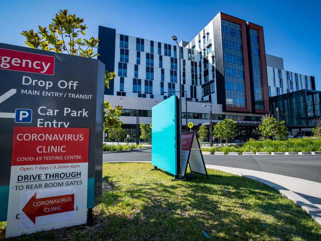 A 76-year-old man has died in the Northern Beaches Hospital. Picture: AAP