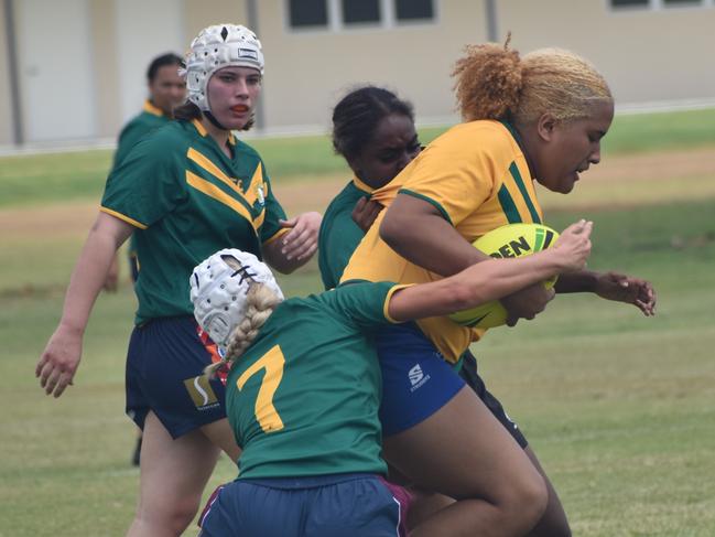 Faces of the CQ Capras under-17 and under-19 girls open trials at St Brendan's College, Yeppoon, on November 16, 2024.