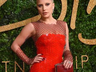 Lady Gaga poses for photographers upon arrival at the British Fashion Awards 2015 in London, Monday, Nov. 23, 2015. (Photo by Jonathan Short/Invision/AP)