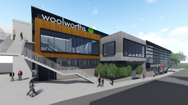 An artist’s impression of the Woolworths Ashfield store. Picture: Woolworths