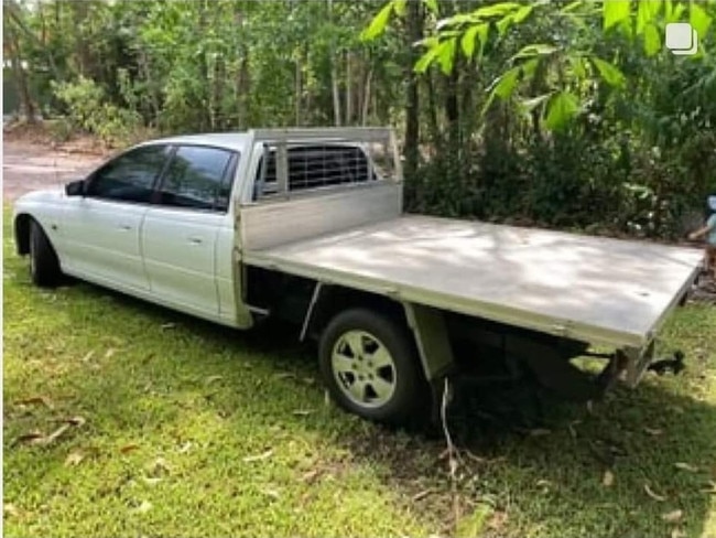 Mr Pringle’s vehicle, a Holden Crewman ute with metal tray is also missing and believed to be with him. Photo: Facebook