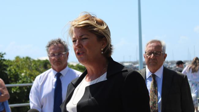 Minister for Water, Property and Housing Melinda Pavey at the announcement of the Jetty Foreshore Project Steering Advisory Committee on Friday. Photo: Tim Jarrett