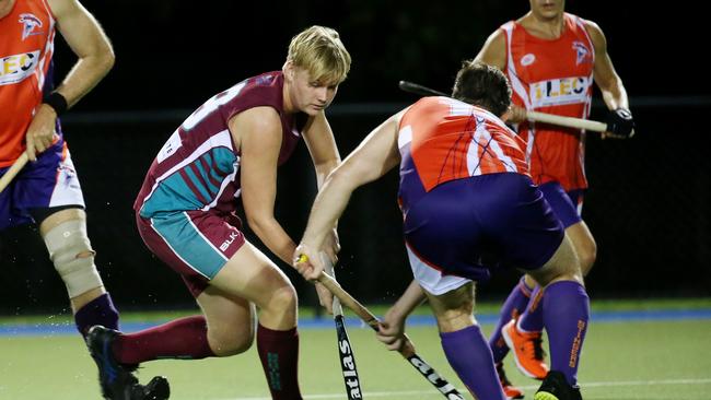 Cairns Hockey Association trial match between Brothers and Stingers. Brothers' Cade Coghlan. PICTURE: STEWART McLEAN