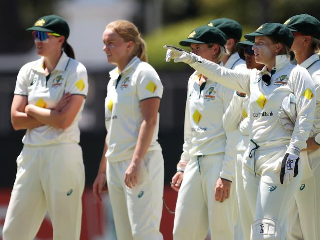 As they get more experience, the Australians are clearly adapting more quickly to the Test format. Picture: Paul Kane/Getty Images