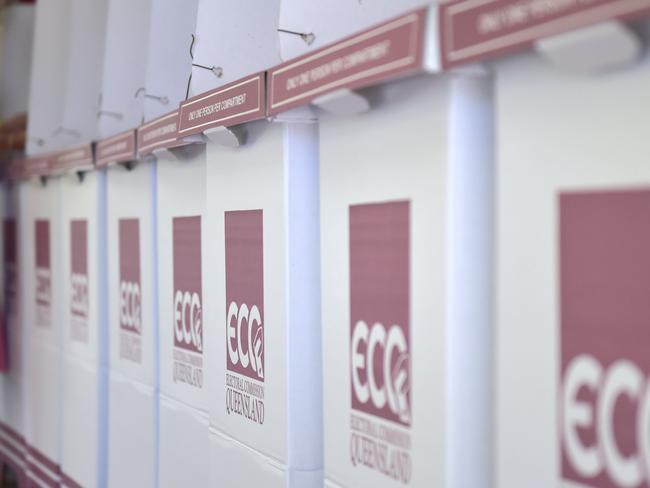 Queensland state election day at the polling booth at the CCSA Hall in Nutley Street, Caloundra.Photo: Brett Wortman / Sunshine Coast Daily