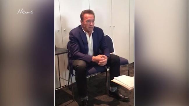 Arnie chats with news.com.au