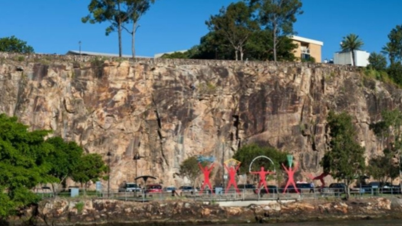 Other rehabilitated quarry sites. Kangaroo Point in Brisbane.