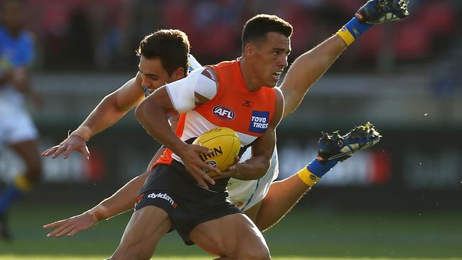 Dylan Shiel is damaging at the stoppages. Picture: Getty Images