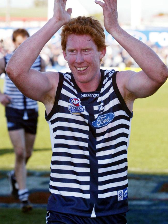 Cameron Ling in a heritage jumper.