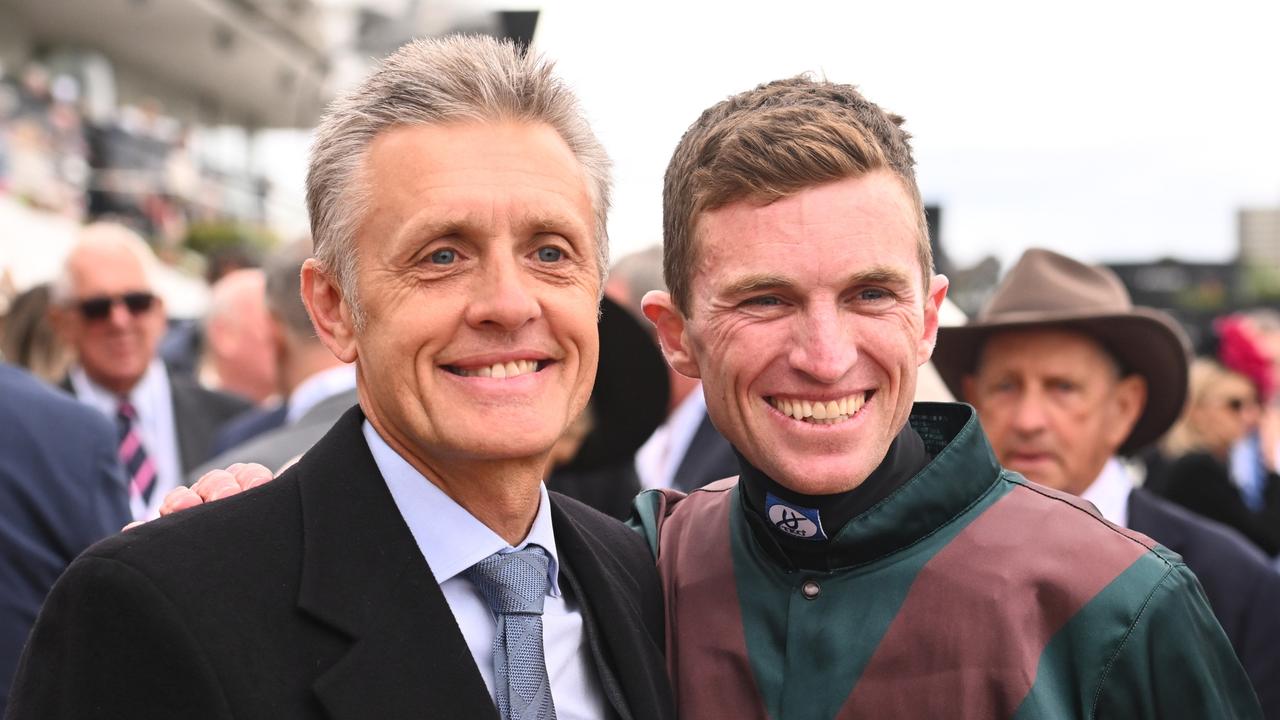 Trainer Mark Newnham and jockey Josh Parr combine with Lehndorff at Wyong. Picture: Getty Images