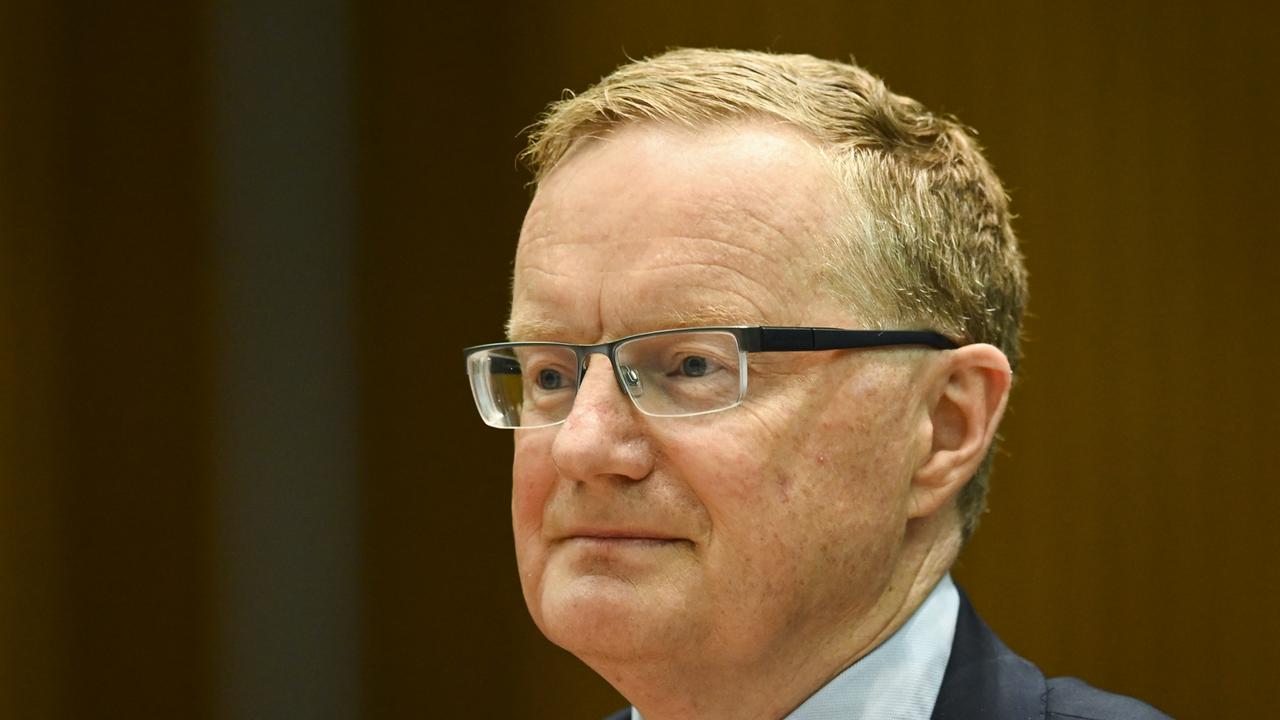 RBA governor Philip Lowe said the board had decided to keep the cash rate on hold again. Picture: Lukas Coch/AAP Image