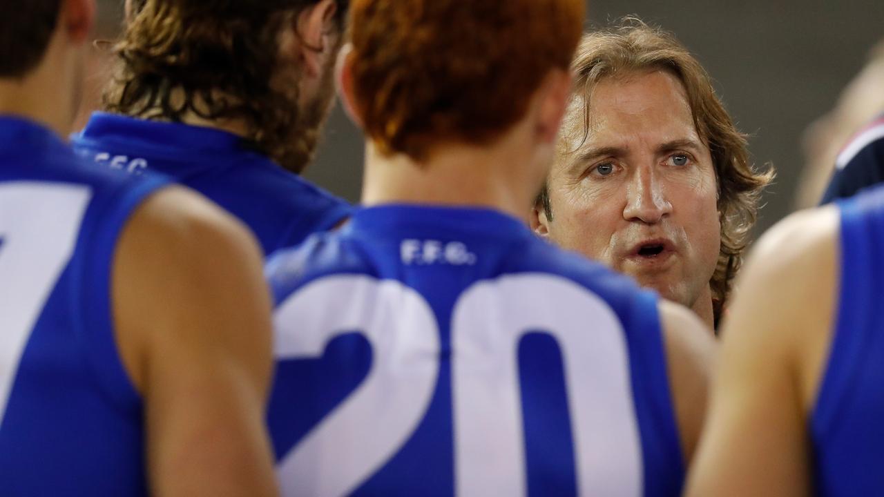 Luke Beveridge’s Western Bulldogs are 0-2. Picture: Michael Willson