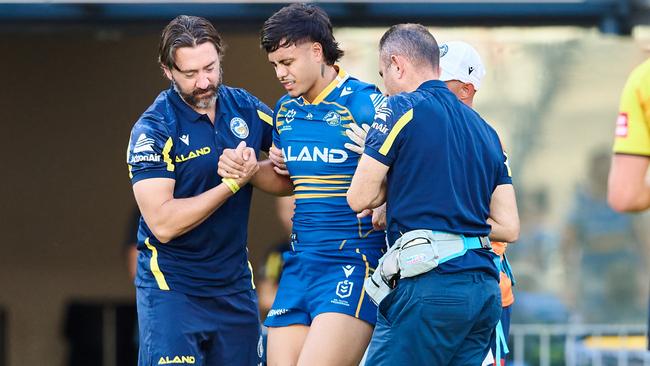 At his lowest ebb, Haze Dunster stopped watching rugby league after a devastating knee injury in 2022. Picture: Getty Images.