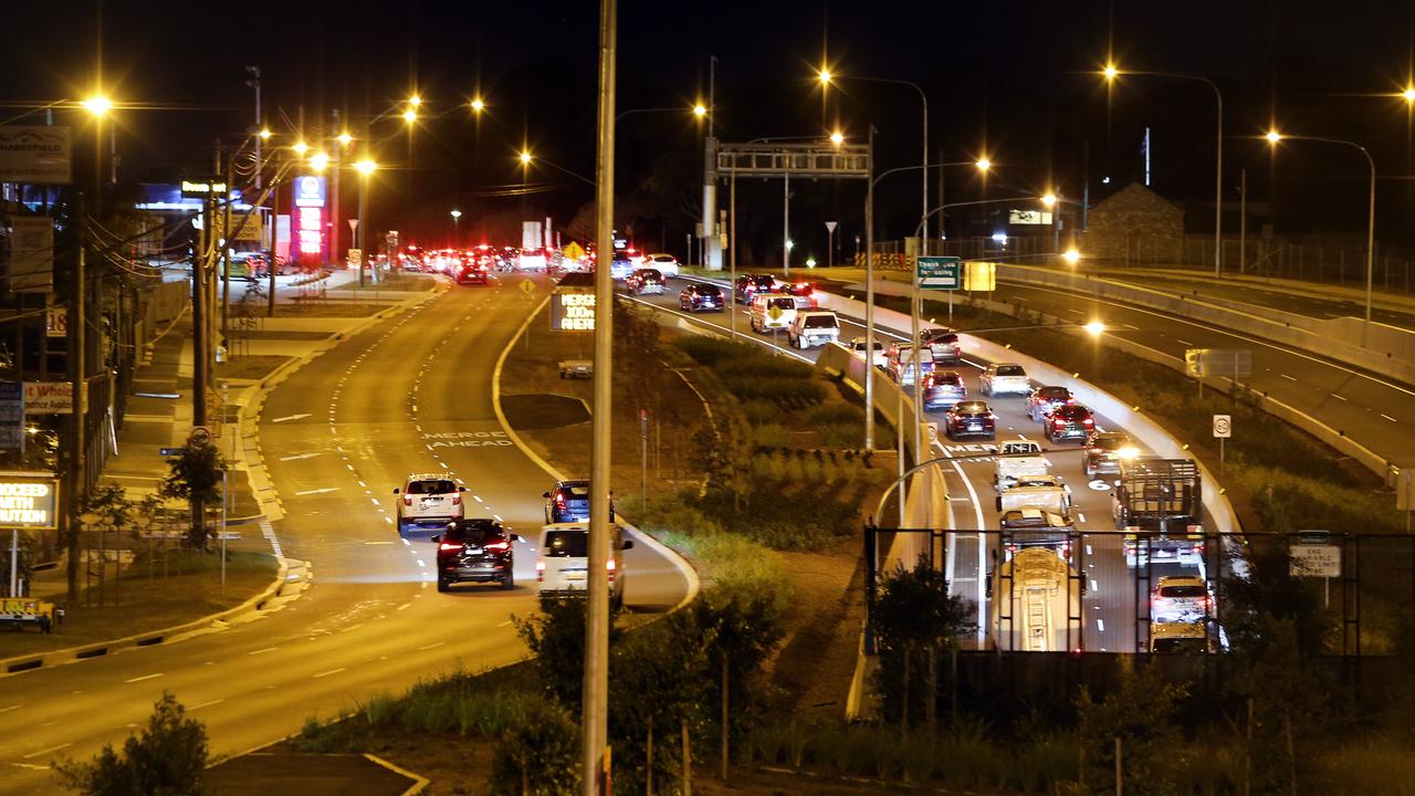 The tunnels, costing $3.8 billion, opened last month. Picture: Richard Dobson