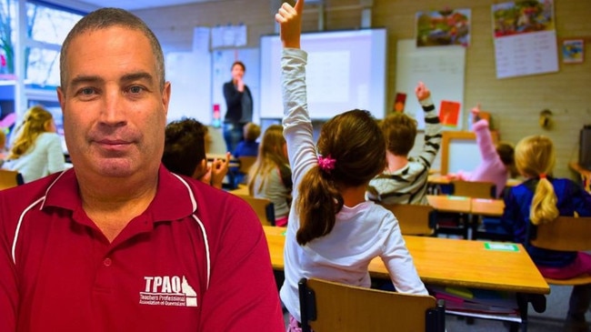 Teachers Professional Association of Queensland director Scott Stanford said wages for teachers and nurses were decreasing in real terms. Picture: Contributed