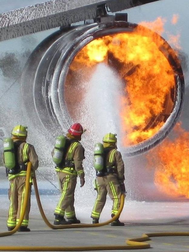 Union members claim the low number of aviation firefighters is a threat to public safety. Picture: Supplied