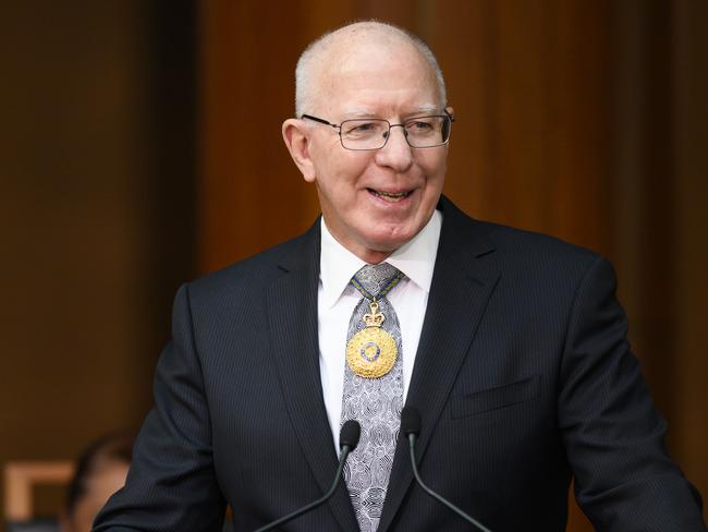 General Hurley at his swearing-in last year. Picture: Getty Images