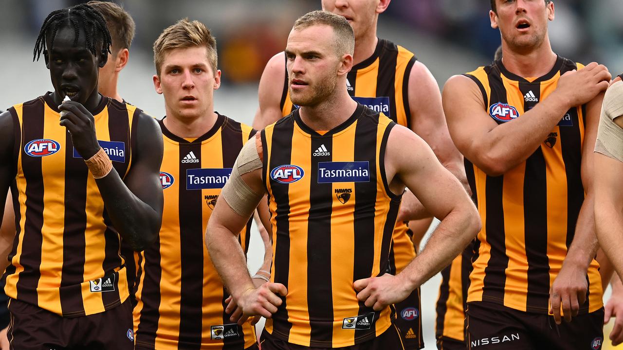 Tom Mitchell’s hawks are 2-6. Picture: Quinn Rooney