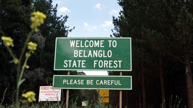 The court heard the teen and her eight friends drove along the unsealed Bunnigalore Rd to camp in the Belanglo State Forest.