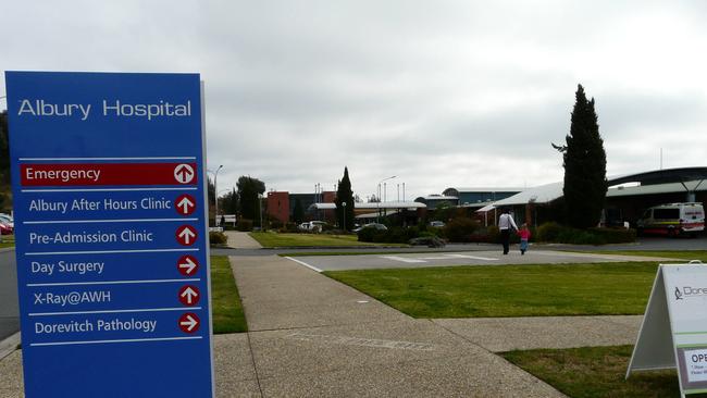 The Albury hospital.