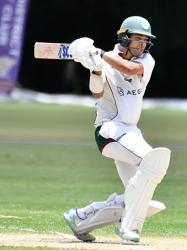 Souths batsman Aryan Jain. Picture, John Gass