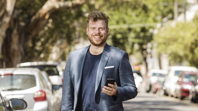 11/12/2017: Taxify, EuropeÕs fastest-growing ride-sharing platform, launches today in Sydney with more than 4,000 drivers already registered with the platform. Samuel Raciti, Australia Country Manager for Taxify, in Sydney on Monday. Hollie Adams/The Australian