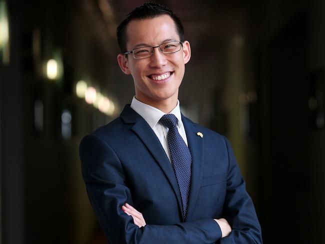 2018 AustraliaÕs Local Hero Ð Eddie Woo at Parliament House in Canberra.