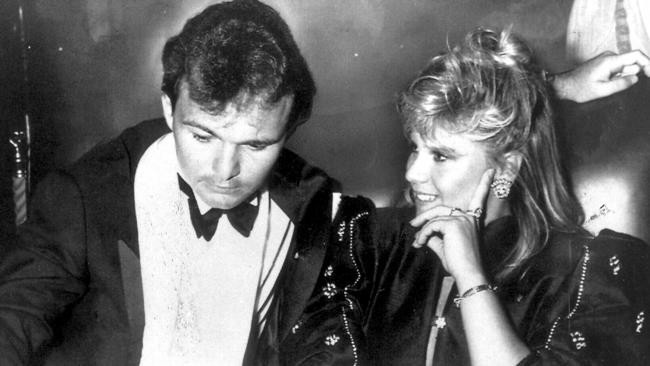 Singer Samantha Fox with Peter Foster in 1986