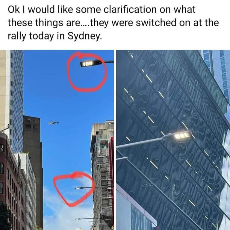 An anti-vaxxer was suspicious of street lights.