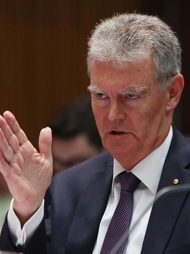 Director-General of ASIO Duncan Lewis said asylum seeker assessments could take “months and months” to complete. Picture: Kym Smith