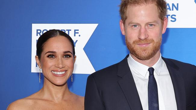 NEW YORK, NEW YORK - DECEMBER 06  Meghan, Duchess of Sussex and Prince Harry, Duke of Sussex attend the 2022 Robert F. Kennedy Human Rights Ripple of Hope Gala at New York Hilton on December 06, 2022 in New York City. (Photo by Mike Coppola/Getty Images forÃÂ 2022 Robert F. Kennedy Human Rights Ripple of Hope Gala)