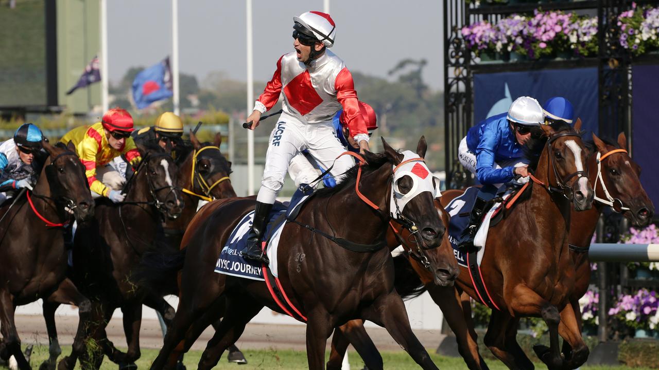 Mystic Journey won the inaugural All-Star Mile at Flemington. Picture: AAP