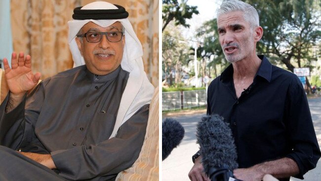 Craig Foster, right, has slammed to the decision by FFA to support the re-election of AFC President Sheikh Salman. Picture: Supplied