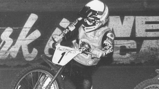 Phil Crump is a legend. He is pictured racing in 1993. Picture: Supplied.