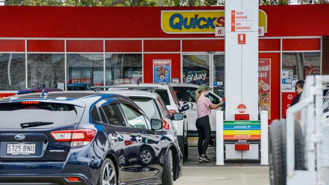 Concerns were raised in recent weeks after the price of crude oil dropped by around 10 per cent but Australian households still faced higher fuel prices. Picture: Brenton Edwards / NCA NewsWire
