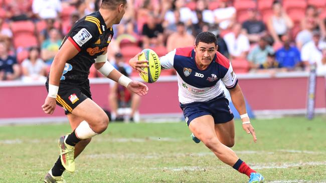 Queensland winger Izaia Perese in action at the Brisbane 10s competition in February. Picture: AAP