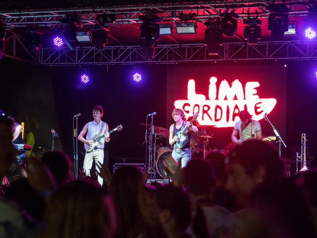 Lime Cordiale at Rhythm on the Reef Saturday 30 September 2023 Picture: Michaela Harlow