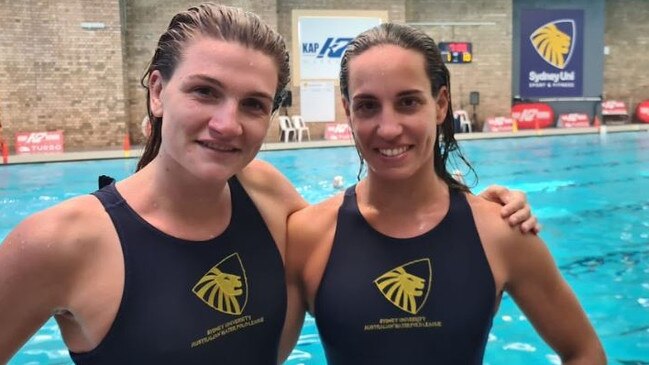 Sydney Uni stars Maud Megens (Dutch international) and Anni Espar (Spanish)