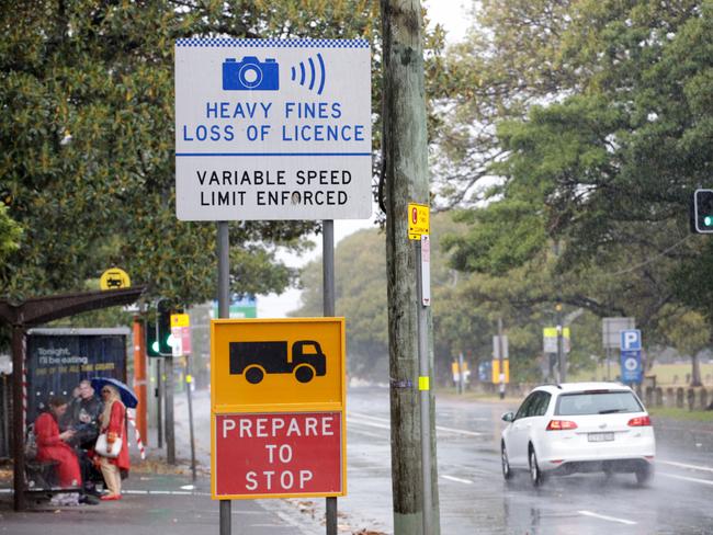 Cleveland Street in Moore Park. Speed cameras on the road are already generating a lot of and there are plans for a new 40km speed limit. Picture by Damian Shaw