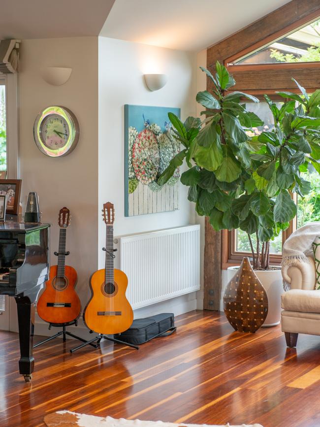 Piano and guitars in the living room. Picture: Ian Wilson Photography