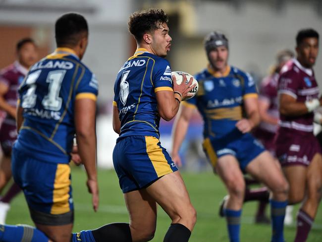 Mac Puafisi of the Parramatta Eels. Picture: NRL Photos/Gregg Porteous