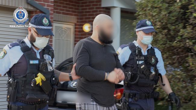 Mrwan Sayah was arrested as part of a police operation to investigate ongoing drug manufacture and drug supply in the Bankstown area known as Strike Force Polar. Photo: NSW Police