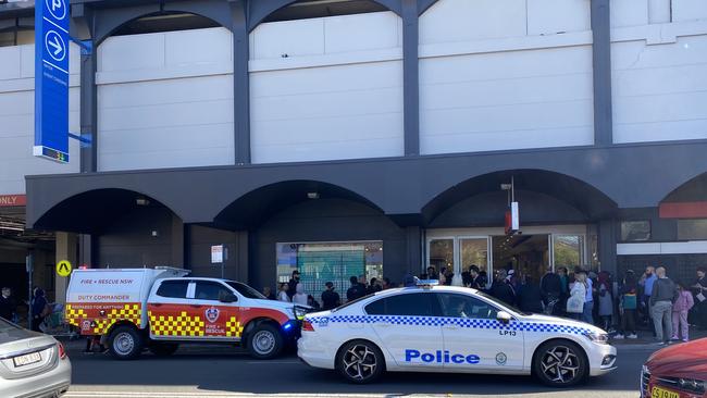 A fire has broken out at Westfield Liverpool on July 10 2023, prompting police to evacuate the shopping centre. Picture: Kirsten Jelinek