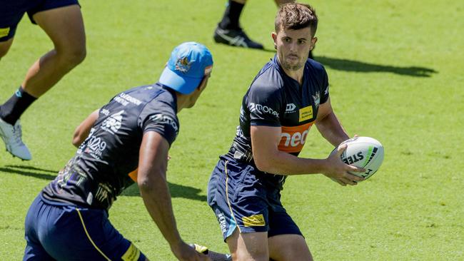 Toby Sexton will make his NRL ebut for the Titans on Sunday. Picture: Jerad Williams