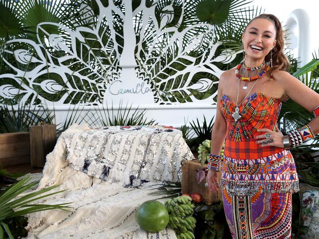 Designer Camilla Franks did not party with Michael Ibrahim on Seadeck but attended a fashion show event on the boat in 2016. Pic: Caroline McCredie/Getty Images