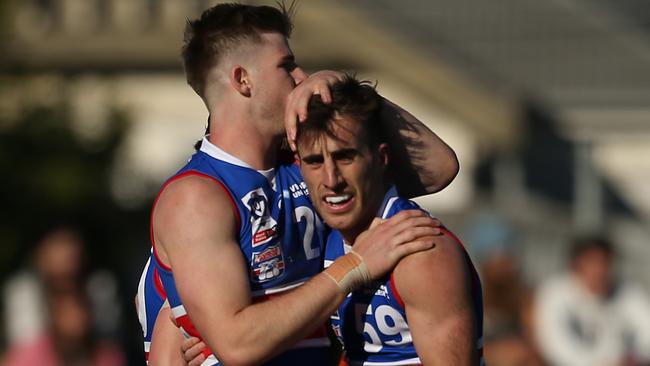 Billy Gowers booted a couple for Footscray but it wasn’t enough. Pic: Getty Images