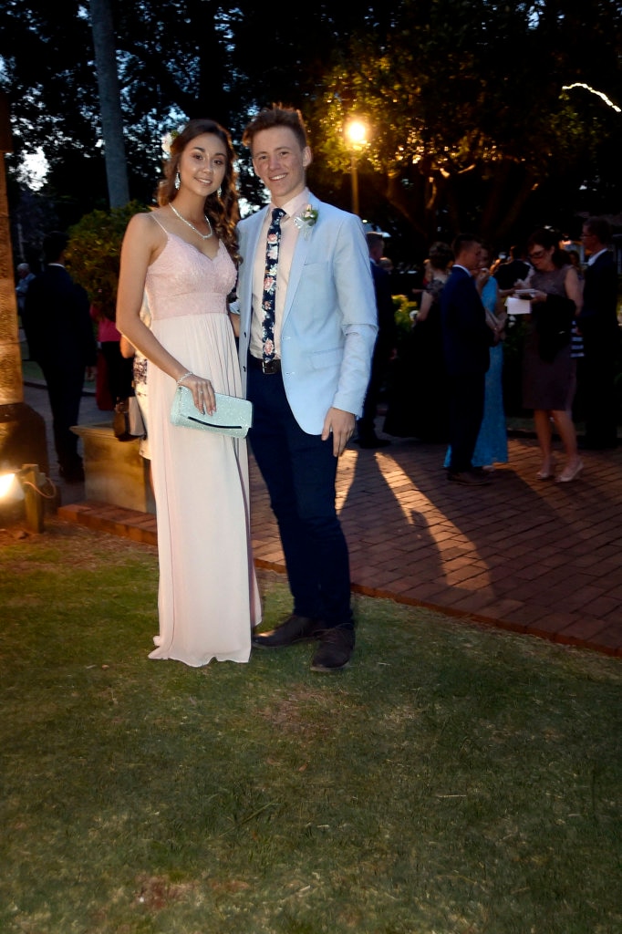 Brent Lance and his partner Joanna Baker. Darling Downs Christian School at Gips. November 2017. Picture: Bev Lacey